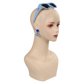 2023 Barbie Movie Cosplay Sunglasses Earings Halloween Carnival Costume Accessories